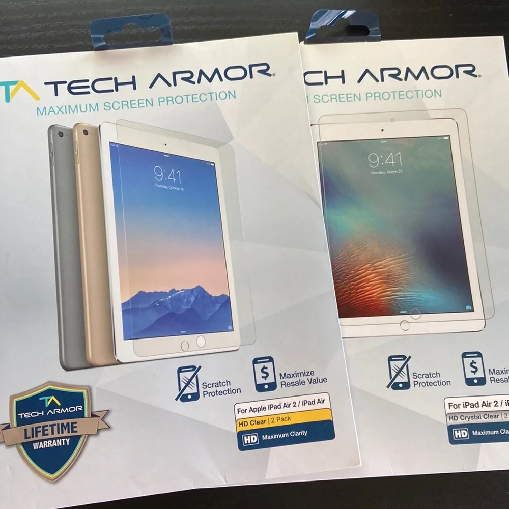 ipad air 2/ipad air screen protector 4 total